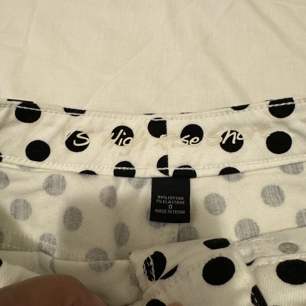 NWT! 3 For $15‼️ BUNDLE & SAVE London Jean High Rise Polka Dots Shorts Size 0 - Picture 6 of 8